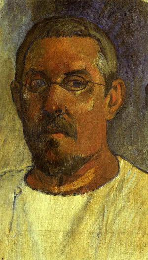 Автопортрет в очках Поль Гоген 1903г